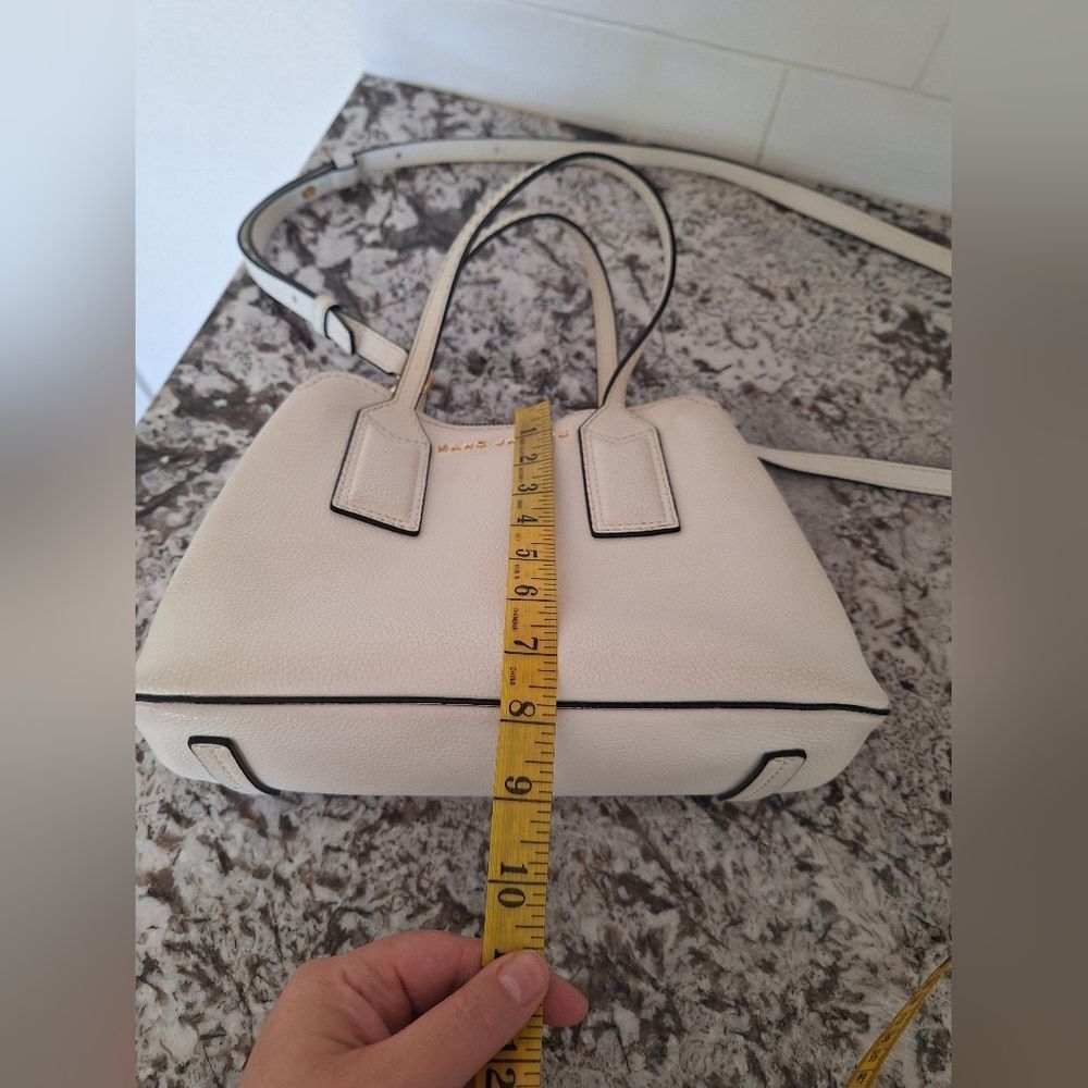 Marc Jacobs White leather tote crossbody bag - Picture 12 of 12